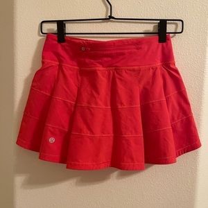 Dark red lululemon skirt